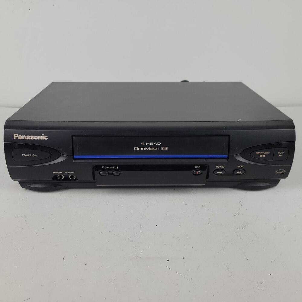 Panasonic PV-V4022-A - Blue Line 4 Head Omnivision VHS No Remote - Works -Tested